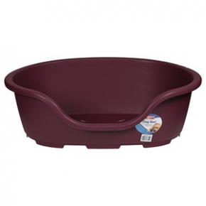 Animal Instincts Plastic Pet Bed Aubergine 61cm