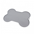 Great&Small Blue Silicone Bone Shaped Food Mat