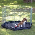 Henry Wag 6-Sided Wire Pet Play Pen with Base 76 x 63cm
