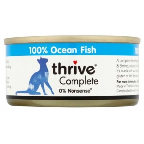 Thrive 100% Complete Wet Cat Food Ocean Fish 75g Can