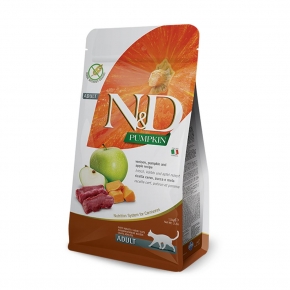 Natural & Delicious Adult Cat Pumpkin Venison & Apple 1.5kg Dry Food