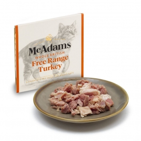 McAdams Cat British Free Range Turkey 100g