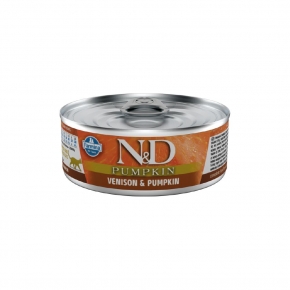 Natural & Delicious Adult Cat Venison & Pumpkin 70g Wet Tin Food