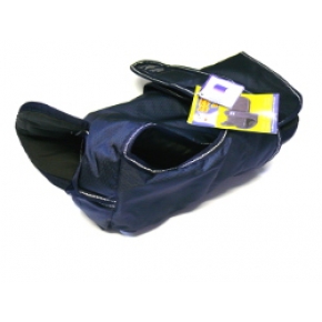 Animate Navy Blue Padded Waterproof & Reflective Underbelly Nylon 28" Dog Coat