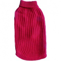Animate Warm Red Cable Polo Neck Jumper 22"
