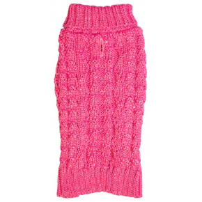 Sotnos Sparkle Cable Knit Pink Jumper Small