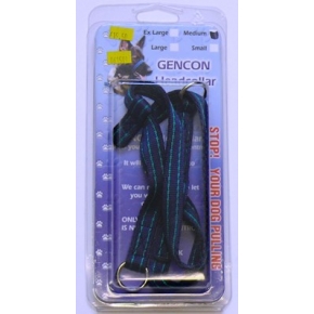 Gencon Head Collar Ex Large Navy with Jade