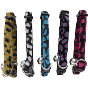 Hem And Boo Shaved Fur Snap Free Cat Collar 3/8” X 8-12” (1.0cm X 20-30cm) Mixed Colours