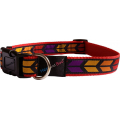 Chevrons Brights Adjustable Collar 1" X 18 - 24" (25mm 40 - 60cm) Hem & Boo