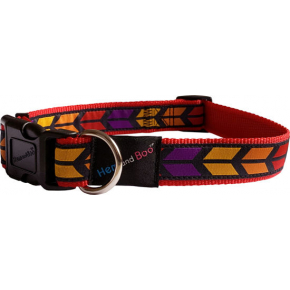 Chevrons Brights Adjustable Collar 3/4" X 14-18" - 1.9 X 35 - 45cm Hem & Boo