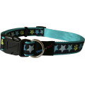 Hem & Boo Blue Stars Adjustable Collar 1" X 18 - 24" (25mm 40 - 60cm)