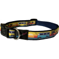 Camper Van Brights Adjustable Collar 1" X 18 - 24" (25mm 40 - 60cm) Hem & Boo