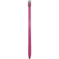 Hem And Boo Leather Plain Collar 1” X 21-24” (2.5 X 53-60cm) Pink