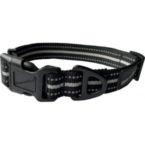 Dog & Co Sports Black Adjustable Collar 3/4 Inch X 12 - 18 Inch (1.9 X 30 - 45cm) Hem & Boo