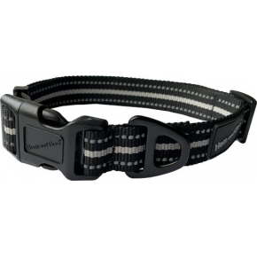 Dog & Co Sports Black Adjustable Collar 1 Inch X 14 - 24 Inch (2.5 X 35 - 60cm) Hem & Boo