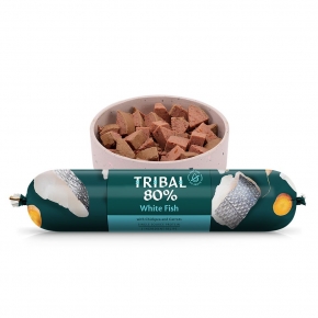 Tribal 80% White Fish Sausage 750g