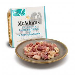 McAdams Dog British Free Range Turkey With ASC Norwegian Salmon 150g