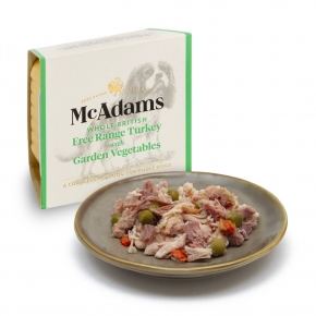 McAdams Dog Whole Free Range Turkey & Garden Vegetables 150g