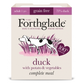 Forthglade Complete Meal Duck With Potato & Veg 395g Adult Dog Grain Free