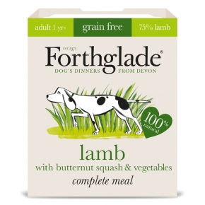 Forthglade Complete Meal Grain Free Lamb With Butternut Squash & Veg 395g Adult Dog