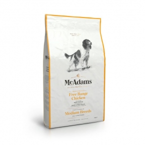 McAdams Dog Medium Breed Free Range Chicken 10kg