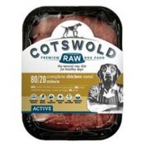 Cotswold Raw Mince 80/20 Active Chicken 500g Dog Food Frozen