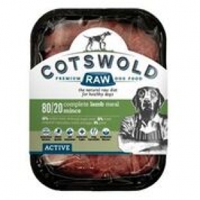 Cotswold Raw Mince 80/20 Active Lamb 500g Dog Food Frozen