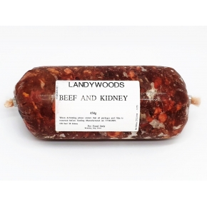 Landywoods Beef And Kidney 454g Frozen Raw Dog Food