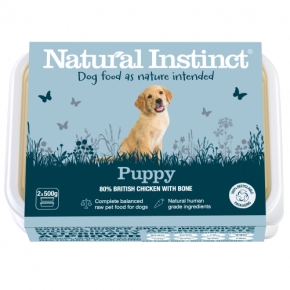 Natural Instinct Natural Puppy Dog 2 X 500g Twin Pack Frozen