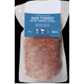 Pets Pantry Turkey With Turkey Offal 1kg Frozen Raw Dog Food