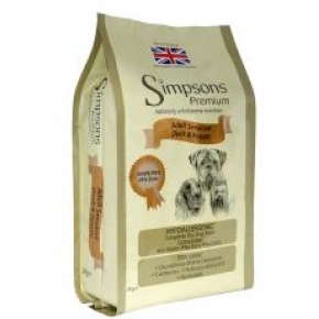 Simpsons Complete Sensitive Adult Dog Food 2kg Duck & Potato