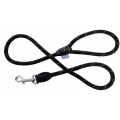 Mountain Rope Lead With Trigger Black With Grey 120cm Dog & Co