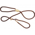Supersoft Rope Slip Lead 8mm X 60" Brown Dog & Co