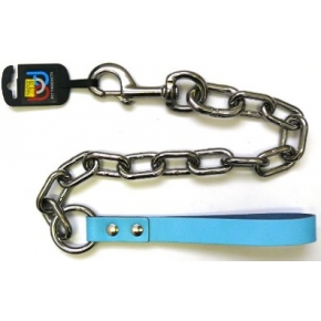 Huge Extra Heavy Chain Lead 1" x 34" Blue British by Design