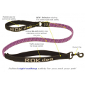 Rok Premium Reflective Lead Purple With Black & Light Reflective Large 54" / 1400mm