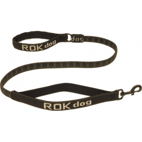 Rok Premium Reflective Lead Tactical Black & Light Reflective Small 54" / 1400mm