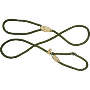Supersoft Rope Slip Lead 8mm X 60" Green Dog & Co