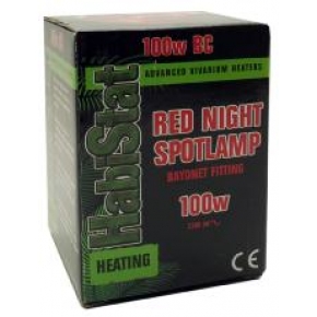 Red Night spotlamp 100w bayonet 100w