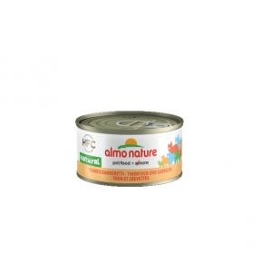 Almo Nature HFC Cat Tuna And Shrimp 70g Natural Can