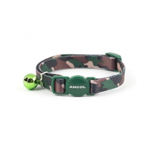 Ancol Cat Collar Safety Buckle Camoflage Green
