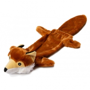 Animate Fox Stuffed Head Water Bottle Dog Toy 21"