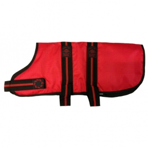 Animate 
Outhwaite Red Padded Fashion Lined Dog Coat 26"