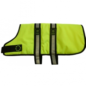 Animate 
Outhwaite Yellow Padded Hi Vis Dog Coat 30"