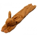 Animate Brown Rabbit Stuffed Head Dog Toy 24"