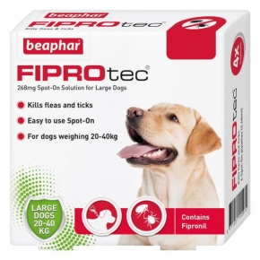 Beaphar Fiprotec Spot On Large Dog 267mg X 1 New Style