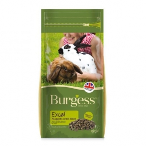 Supa Burgess Excel With Mint Adult Rabbit Food 2kg