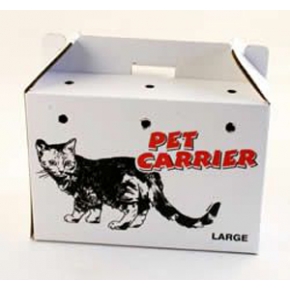 PPI Cardboard Pet Carrier 13 x 18 inch