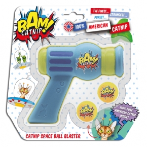 Catnip Pop Gun Yellow/Blue