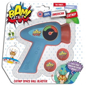 Catnip Pop Gun Red/Blue