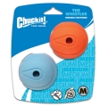 Chuckit The Whistler Ball 2 Pack Medium 6.5cm